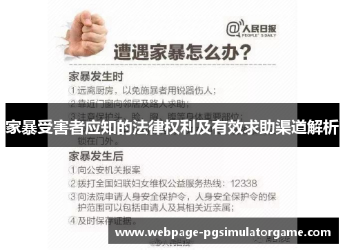 家暴受害者应知的法律权利及有效求助渠道解析