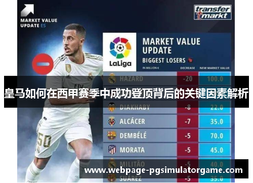 皇马如何在西甲赛季中成功登顶背后的关键因素解析